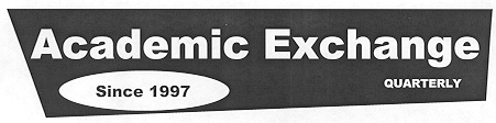 Summer 2011, Volume 15, Issue 2 Expanded issue up to 400+ pages. Articles on various topics plus the following special...